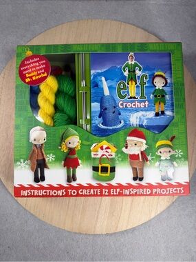 Elf Crochet Kit Thunder Bay Press Movie 12 Projects Buddy Narwhal New